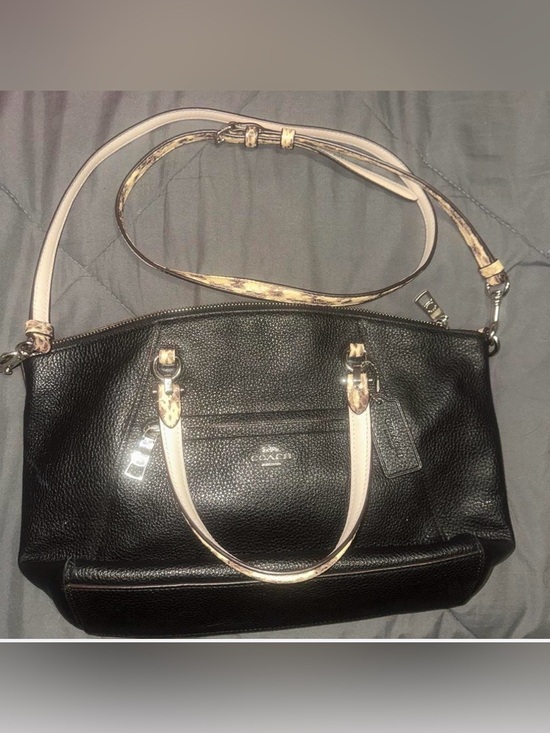 Coach Handbags - Coach Black Pebbled Leather Satchel with  Gold Hardware